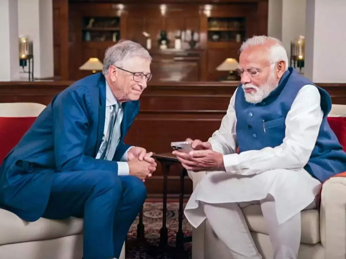 Modi Bill Gates meeting